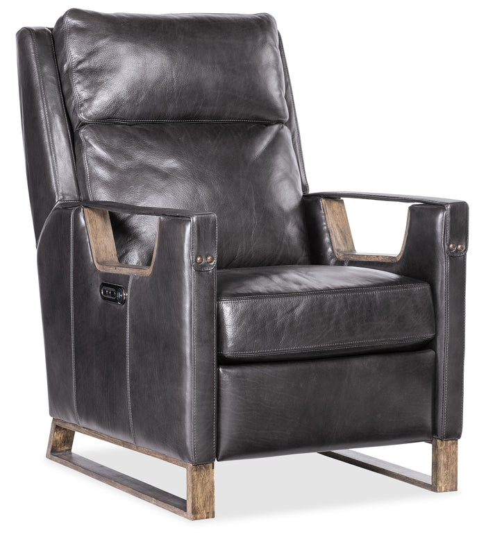 Relic Power Recliner w/Power Headrest - Black