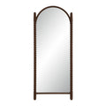 Ignatius 72" H x 30" W Wall Mirror, Walnut
