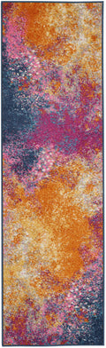 Passion Sunburst Modern Polypropylene Area Rug