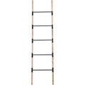 Marieta Indoor Mango Wood Blanket Ladder, Natural