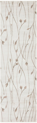 Grafix Ivory Beige Modern Polypropylene Area Rug
