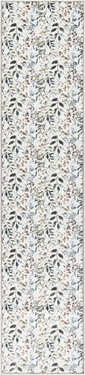 Nourison Washables Ivory Multicolor Contemporary Polyester Area Rug