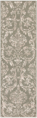Jubilant Olive Vintage Polypropylene Area Rug