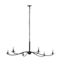 Landen 75.75" Height Ceiling Fixture, Powder Coated Matte Black