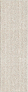 Natural Texture Ivory Beige Farmhouse Polyester Area Rug