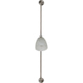 Ametrine 37" Length Wall Sconce, Satin Nickel