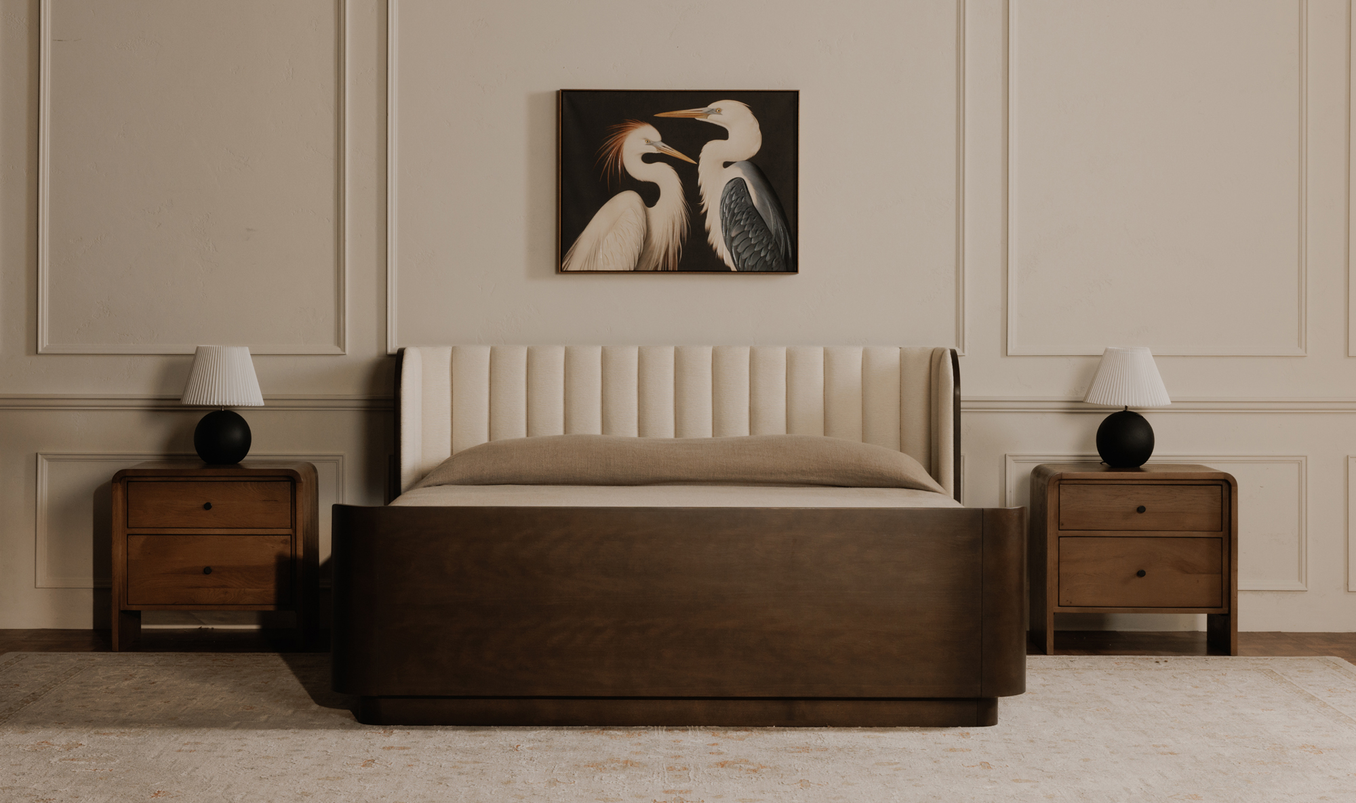 Two Cranes Framed Painting