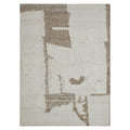 Grace 9’10" X 13’1" ft Handwoven Indoor Rug, Ivory/ Stone