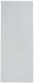 Natural Texture Ivory Blue Farmhouse Polyester Area Rug