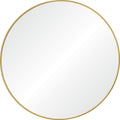 Alegre 30" Tall Round Wall Mirror, Yellow