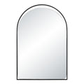 Maniola 30" H x 20" W Wall Mirror, Black