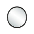 Ditto 40" H x 36" W Wall Mirror, Black