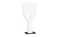 Cycladic Head Sculpture – Wide | White – Large