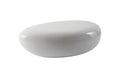 River Stone Coffee Table – Gel Coat White – Small