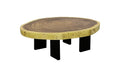 Floating Coffee Table With Black Legs – Natural – Size Varies