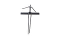 Moveable Man On Short Shelf – Sitting | Metal