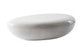 River Stone Coffee Table – Gel Coat White – Large