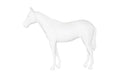 Horse Sculpture | Standing – Glossy White