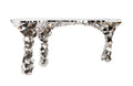 Crazy Cut Console | Stainless Steel – Silver