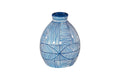 Indigo Mosaic Vase | Ceramic
