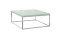 Bubble Glass Coffee Table | Stainless Steel Base