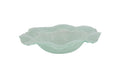 Frosted Leaning Glass Bowl