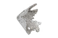 Semi-Perforated Splash Bowl Wall Art | Silver Leaf
