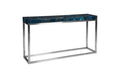 Agate Console Table | Stainless Steel Base