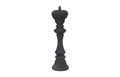 King Chess Sculpture – Cast Stone Black – Small