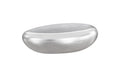 River Stone Coffee Table – Liquid Silver – Large