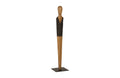 Vested Male Sculpture | Small – Chamcha – Natural – Black – Copper