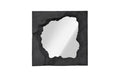 Magma Mirror | Charcoal Stone