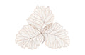 Tri Leaf Wall Art | Metal
