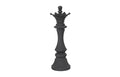 Queen Chess Sculpture – Cast Stone Black – Small