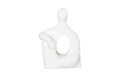 Seated Sculpture | Gel Coat White