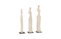 Cast Women Sculptures Set of 3