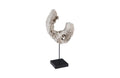 Eroded Wood C Sculpture on Stand  – Assorted