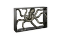 Octo Framed Console Table | Wood Frame – Silver Leaf
