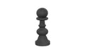 Pawn Chess Sculpture – Cast Stone Black – Small