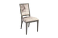 Mesmerize Dining Chair | Mist Gray – Gray Wooden Legs