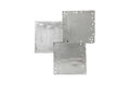 Galvanized Square Wall Tile | Silver Leaf – Set 3