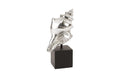 Conch Table Sculpture | Silver Leaf