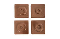 Cuadritos Wall Tiles | Set of 4 – Polished Copper