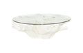 Sono Cast Root Coffee Table With Glass