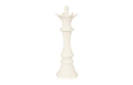 Queen Chess Sculpture – Cast Stone White – Small