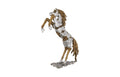 Mustang Horse Armored Sculpture | Metal, Wood