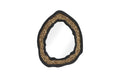 Geode Mirror – Black And Gold | Matte