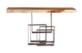 Score Console Table | Chamcha Wood – Iron Base