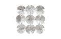 Ginkgo Leaf Wall Art | 9 Leaves – Silver