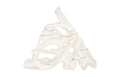 Contour Cast Root Triangle Wall Art | Faux Bleached